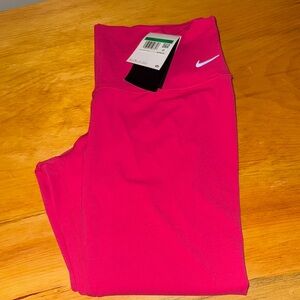 Nike Zenvy Hot Pink Dri Fit 7/8 NWT